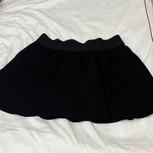 Express Black Circle Skater Skirt